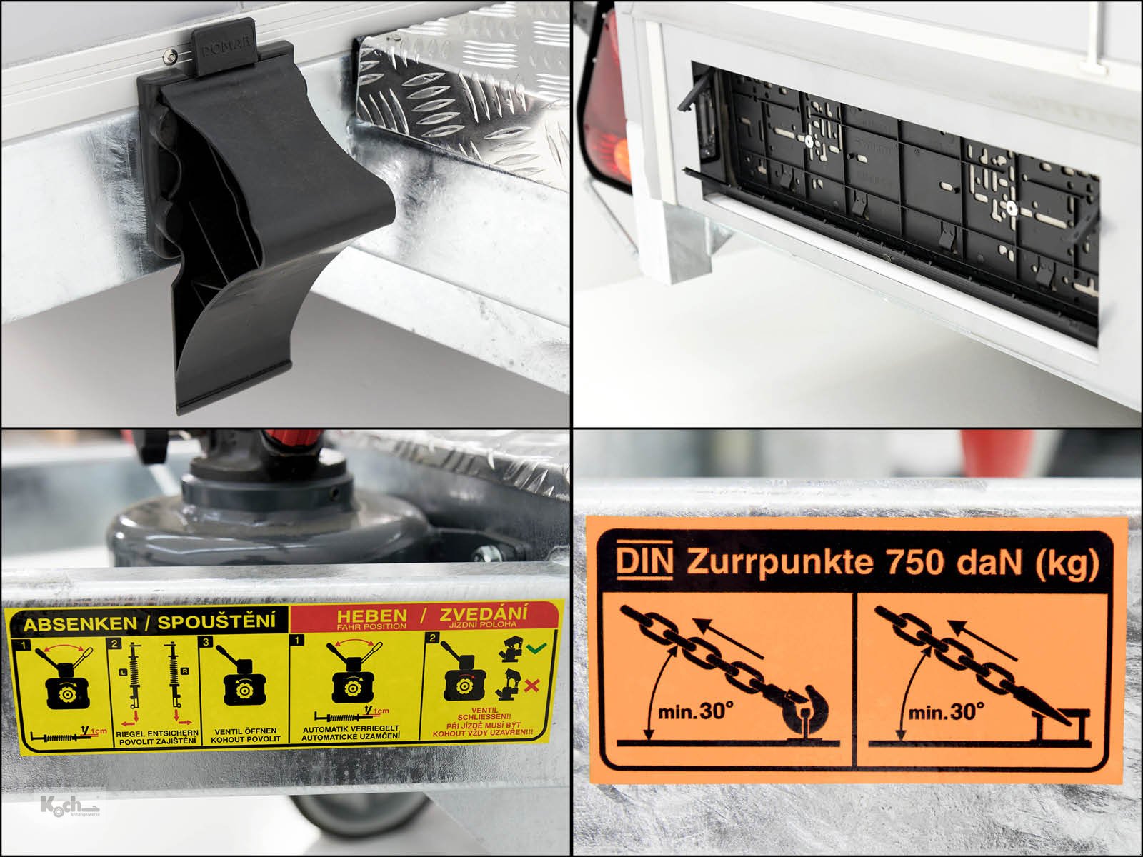 Anhänger a típus Sonstige Koffer-Absenkanhänger 157x268cm Höhe:164cm 1,5t|silber (Ko13282069So), Neumaschine ekkor: Winsen (Luhe) (Kép 17)